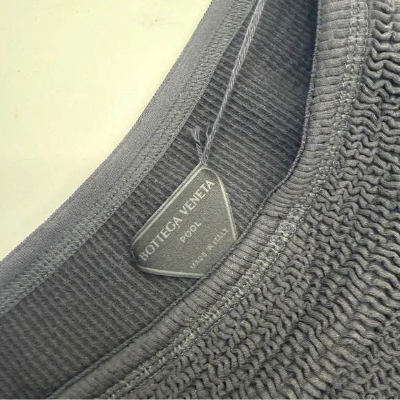 NEW Bottega Veneta Black Bikini Set Swimwear CRINCKLED size small - Picture 4 of 8